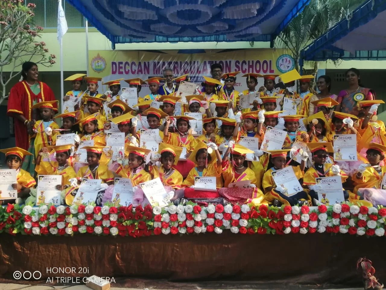 Graduation ceremony at Deccan Matriculation School